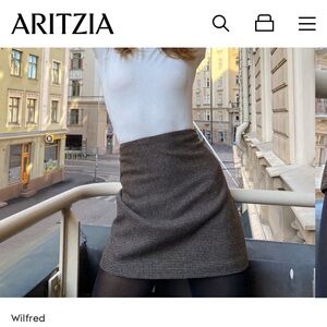 Aritzia Wilfred Mini Skirt